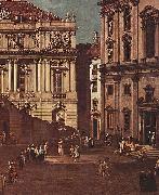 Bernardo Bellotto Ansicht von Wien, Platz vor der Universitat, von Sudost aus gesehen, mit der groben Aula der Universitat und Jesuitenkirche Germany oil painting artist
